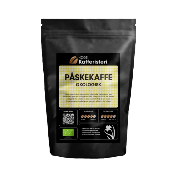 Økologisk påskekaffe fra Køge Kafferisteri.