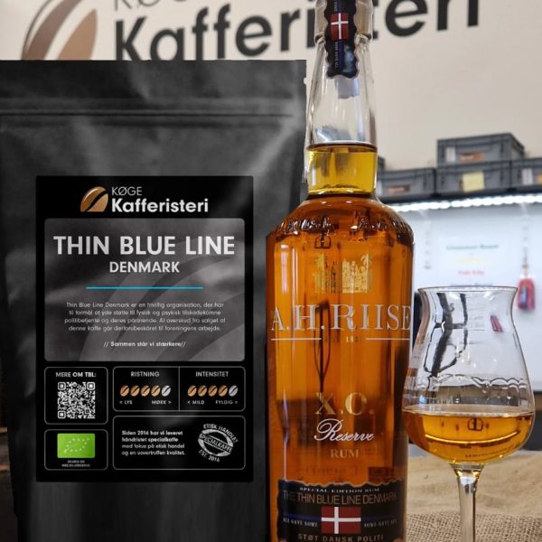 Thin Blue Line Gavepakke Glas