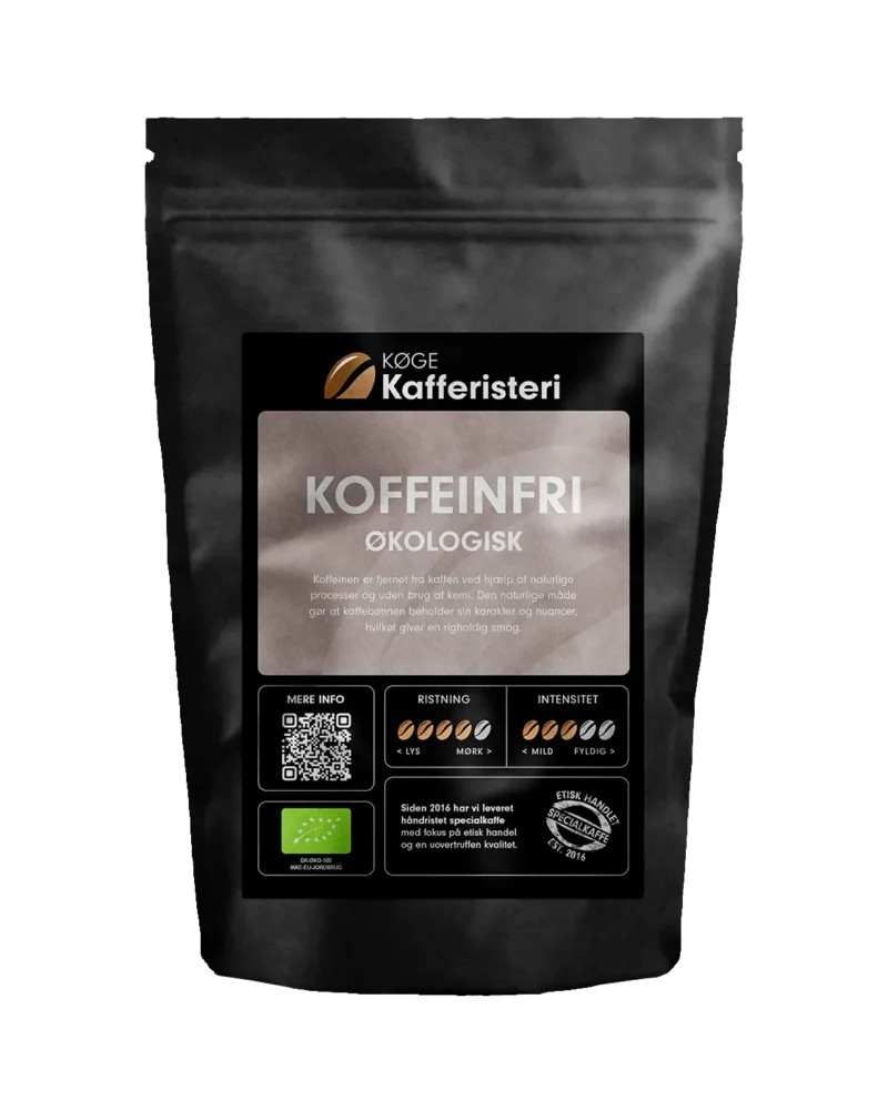 Økologisk koffeinfri kaffe fra Køge Kafferisteri