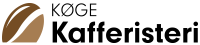 Køge Kafferisteri logo med kaffebønne